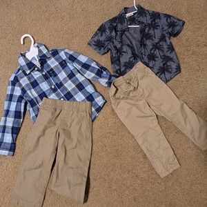 Toddler Button up collar Bundle